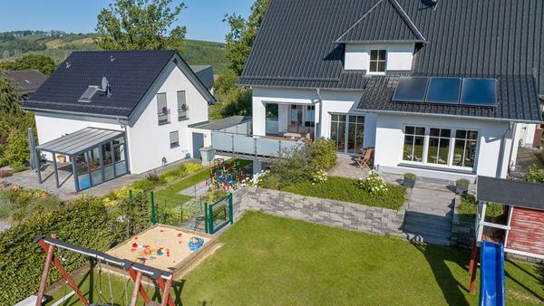 Drohnen-Luftaufnahme: abgeschlossenes Projekt im Sauerland – freiwerk