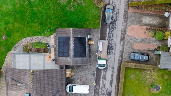 Drohnen-Luftaufnahme: abgeschlossenes Projekt im Sauerland – freiwerk